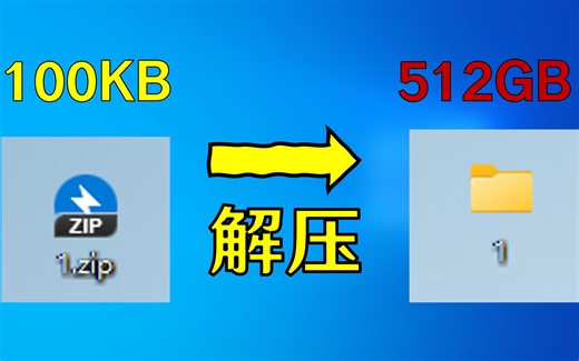 【解压后体积膨胀几万倍？】如何制作一个压缩包炸弹