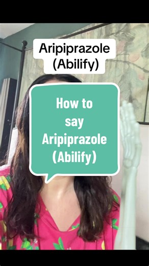 How to say: Aripiprazole (Abilify) #nursepractitioner #nursepractitionerstudent #nursing #pharmacology