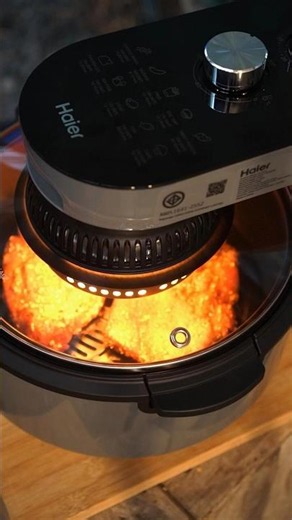 ‎Haier Air Fryer หม้อทอดไร้น้ำมัน 4.5L เทคโนโลยีอินฟราเรด ทำความสะอาดง่าย ตัดไฟอัตโนมัติ