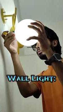 What are the names of the lights we use in the house?