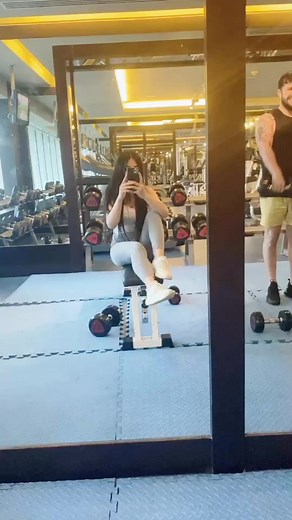 Strength Training Workout Routine in Modern Gym