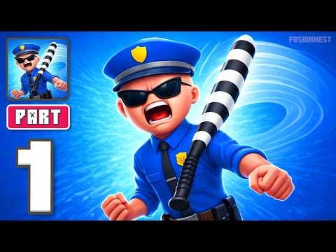 Crazy Police: Smash The Cops - Gameplay Walkthrough Part 1 - Outrun The Law (iOS, Android)