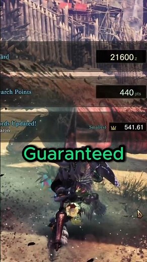 MHW: Optimised Odogaron Crowns 🩸
