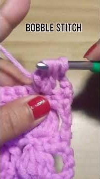 The Bobble Stitch Easy Crochet Tutorial #crochet #bobblestitch