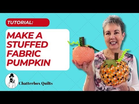DIY Easy Stuffed Fabric Pumpkins for Fall Decor