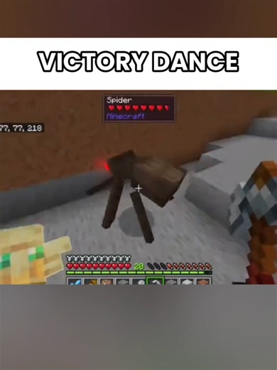 victory dance #minecraft #minecraftbut #minecraftmod #minecraftspeedrun #minecraftupdate