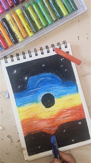 easy space drawing #subscribe #art