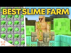 NEW BEST MINECRAFT SLIME FARM | Bedrock + Java, Easy, Efficient, Automatic