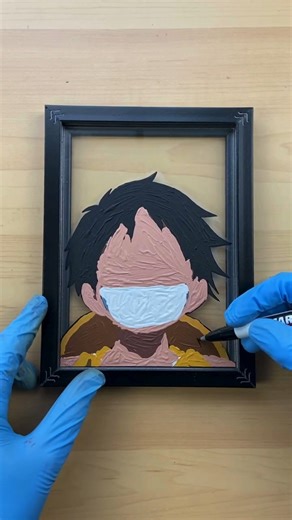 One Piece never fails to inspire art and imagination 👒✨#onepiece #animeart #glasspainting #strawhatcrew #fypviralシ #Luffy | Carrot
