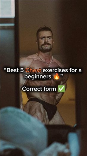 Beginners chest workout💪 Correct Form ✅ #gymmotivation#fitnessjourney#musclebuilding#fitness #shorts