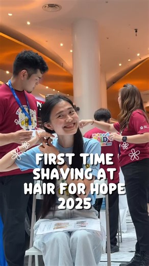 Phoebe Tan • Inner Clarity Guide ✨ on Instagram: "My #MakeABaldStatement process with text commentary of how I experienced #HairForHope2025, in support of Children’s Cancer Foundation @ccfsingapore 😄🤭 It was an emotional rollercoaster to say the least! Grateful for the opportunity to stand for a meaningful cause with many many other shavees, in solidarity with children and families impacted by childhood cancer 🙏🏻"