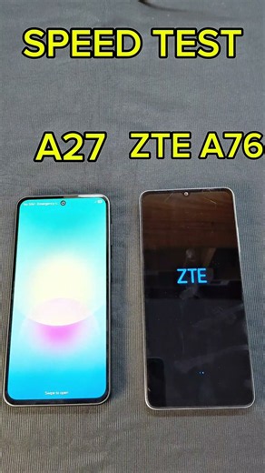 🏆 Samsung A27 vs ZTE A76 – Speed Test Battle! ⚡ Who Wins? 😱 #shorts