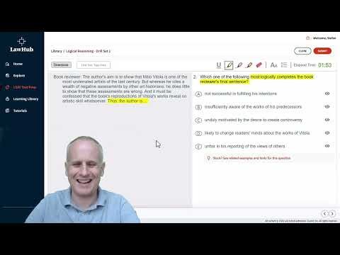 How to Identify a LSAT Logical Reasoning Conclusion Using LawHub Logical Reasoning Drill Set 1