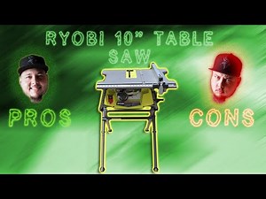 Ryobi 10" Table Saw Review
