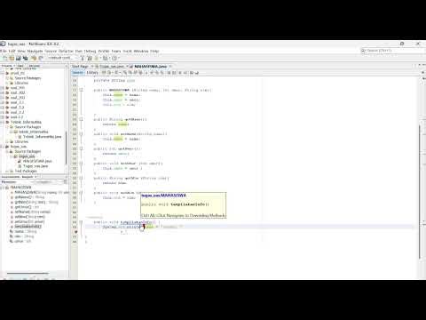 apa itu setter dan getter +contoh program . matakuliah praktikum pemrograman berororientasi objek