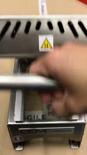 Video de démonstration de l'operculeuse à barquette CCM