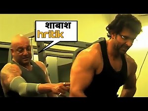 sunjay Dutt Hritik Roshan Doing Gym Togather #hritikroshan #sanjaydutt #bodybuilding #bollywood #gym