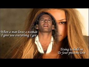 Michael Bolton + When A Man Loves A Woman + Lyrics/HD