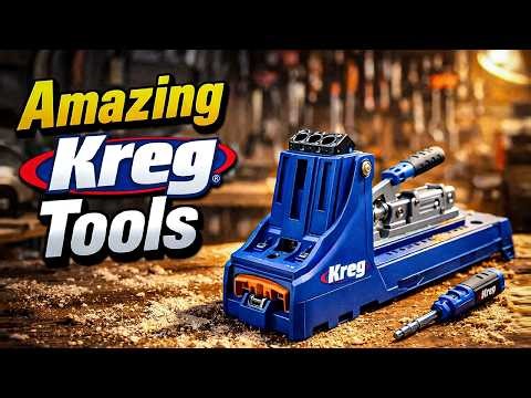 New Kreg Tools for Woodworking and Carpentry 2026!