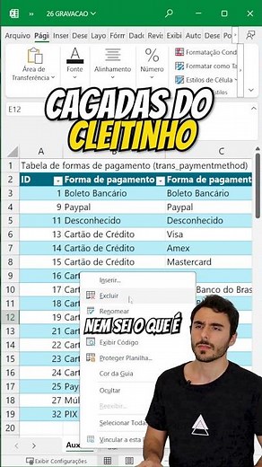 VOCÊ NÃO VAI ACREDITAR: Os MAIORES ERROS COMUNS de INICIANTES no Excel! VEJA AQUI! #excel #dicas