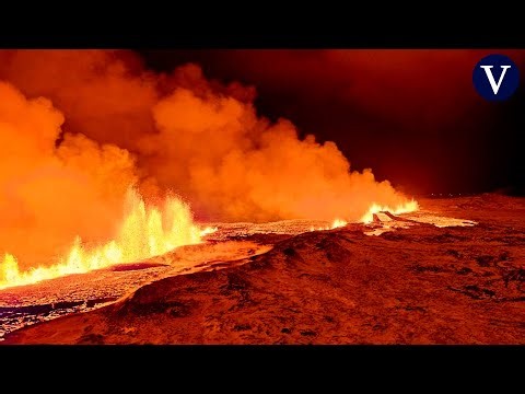 DIRECTO: Entra en erupción un volcán cerca de Grindavík, Islandia