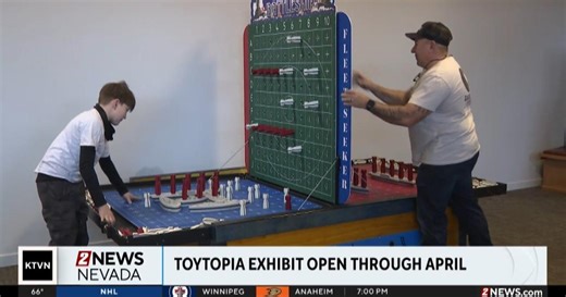 Toytopia exhibit happening now at the Wilbur D May Museum