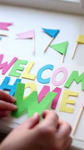 welcome home Banner 🎇