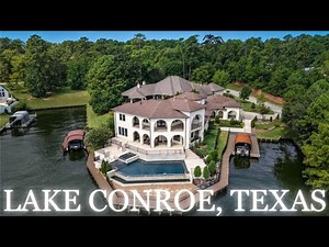 Touring the Perfect Custom Lake Home in Conroe, Texas ∙ Boat Dock ∙ Infinity Pool ∙ 6 Beds 5 Baths