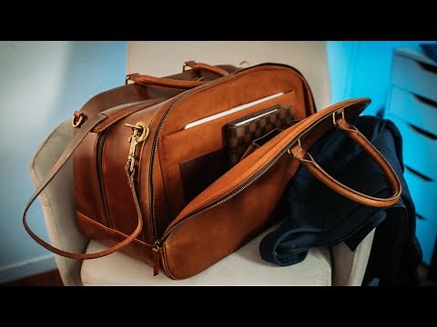 The Satchel and Page Leather Weekender Bag | Review and How it Packs