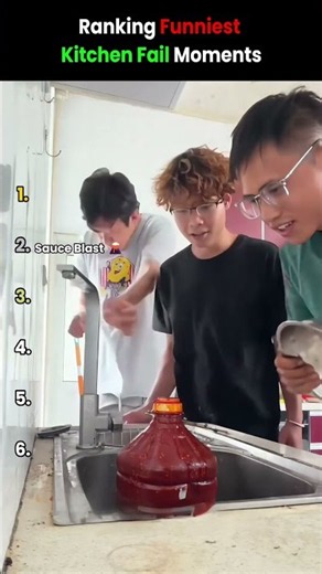 Ranking Funniest Kitchen Fail Moments #cooking #fails #funny