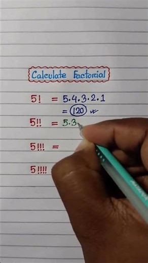 The Rhythm of Factorials 🖋️ | Mindful Math Patterns