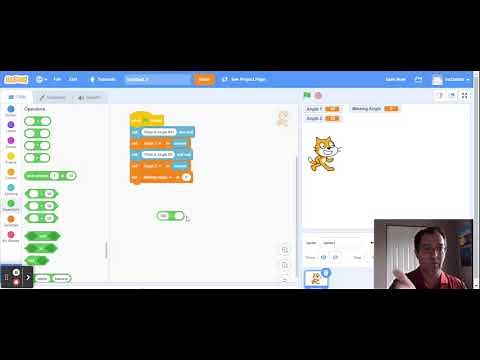 Angles in a Triangle on Scratch