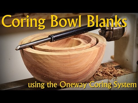 Coring Bowl Blanks with the Oneway Easy Coring System