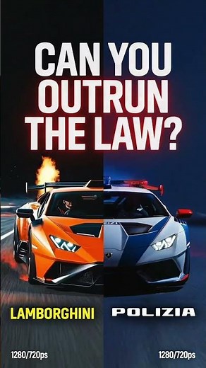 Police vs Lamborghini – The Insane Chase 😳🚔