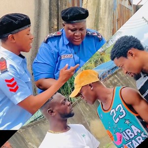 4K views · 203 reactions | A good police officer‍♂️ that see a yahoo boy at checking point what do you think will happen? ‍♂️ | Angel babaorobo comedy | Facebook