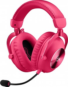 LOGITECH G Pro X 2 Bezprzewodowe, Nauszne, Dźwięk przestrzenny Magenta Słuchawki - niskie ceny i opinie w Media Expert