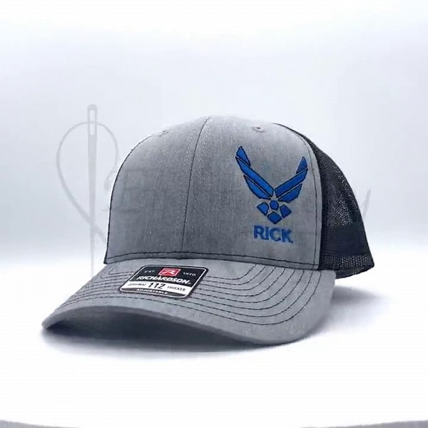 Personalized Air Force Embroidered Hat - Etsy