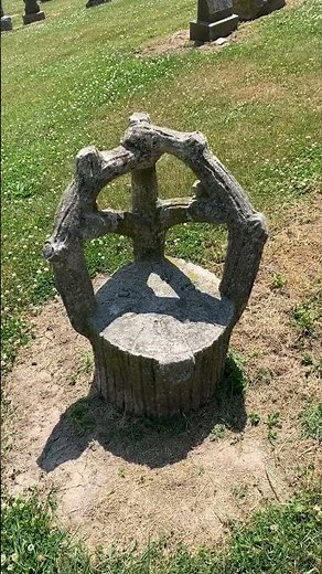 Devil’s Chair at Greenwood Cemetery in Decatur, Illinois #shorts