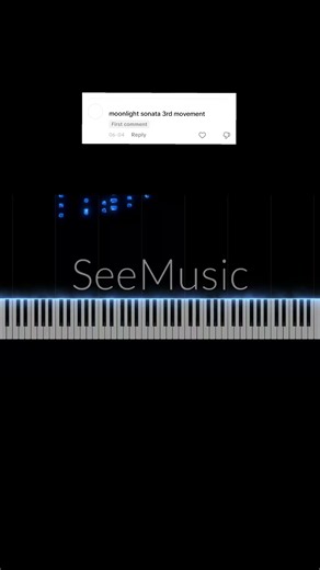 #fyp #piano #viral_video #viral moonlight sonata 3rd movement | Moonlight Sonata