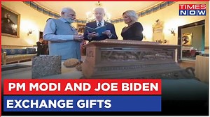 PM Modi & Joe Biden Exchange Gifts After Dinner, Here's What They Gifted Each Other