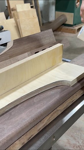 40K views · 503 reactions | I use two identical, but mirrored, template jigs to shape these bed legs. Works great with the huge template router bit in the router table #woodworking #woodshop #reels #platformbed #furnituremaker #maker | Boundary Fog Furniture | Facebook