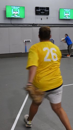 Could you get a hit with the pitcher on first? #blitzball #mlb #baseball #pitching | The Warehouse Games