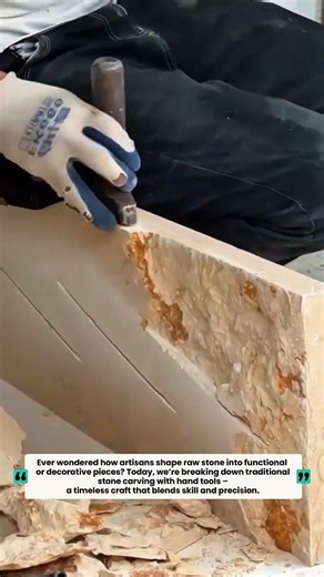 Stone Carving with Hand Tools: Educational Guide to Traditional Masonry Techniques