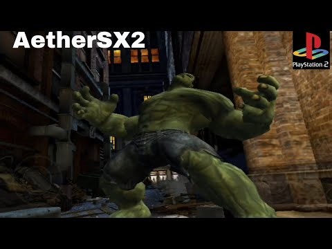 The Incredible Hulk AetherSX2 emulator gameplay walkthrough