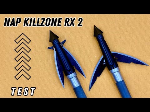 NAP KILLZONE RX 2, 100 gr BROADHEAD TEST #bowhunting #elitearchery