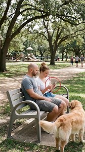 Golden Retriever Leads Couple to Rescued Puppy in Park Trash Can! #dog #rescue #heartwarming | Vu Visuals