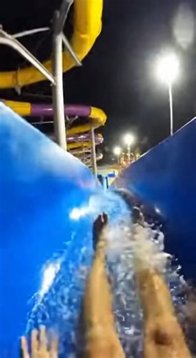 #POV #ExtremePOV #FallPOV #RealisticPOV #POVFall #SlideFail #WaterSlideFail #GoProPOV #FirstPersonPOV #WaterPark #HighSpeed | Pool Slide Disaster