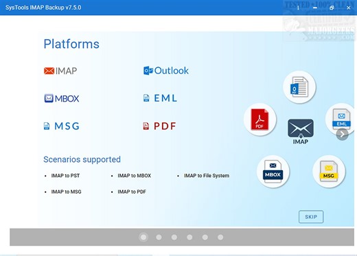SysTools IMAP Backup