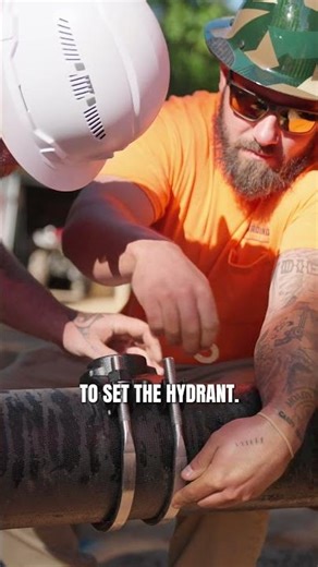 Ever Wonder How a Fire Hydrant Gets Installed?