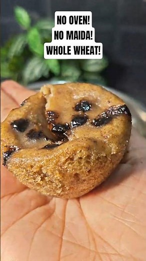 🍌బనానా CHOCOLATE CHIP CUPCAKES | NO OVEN | WHOLE WHEAT